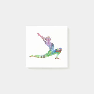 Crescent Moon Pose Post-it Notes