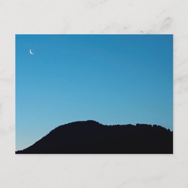 Crescent moon postcard (Front)