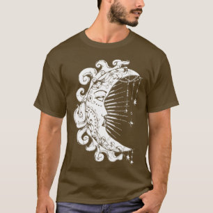 Crescent Moon Spirit Goth Gothic Astrology Tarot T-Shirt