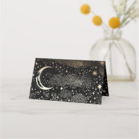Crescent Moon Starry Night Celestial Wedding