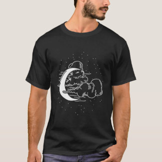 Crescent Moon Stars Dark Goth Gothic Witchcraft Oc T-Shirt
