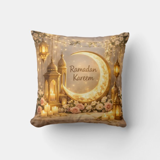 Crescent Of Light And Peace -  Cushion (Front)