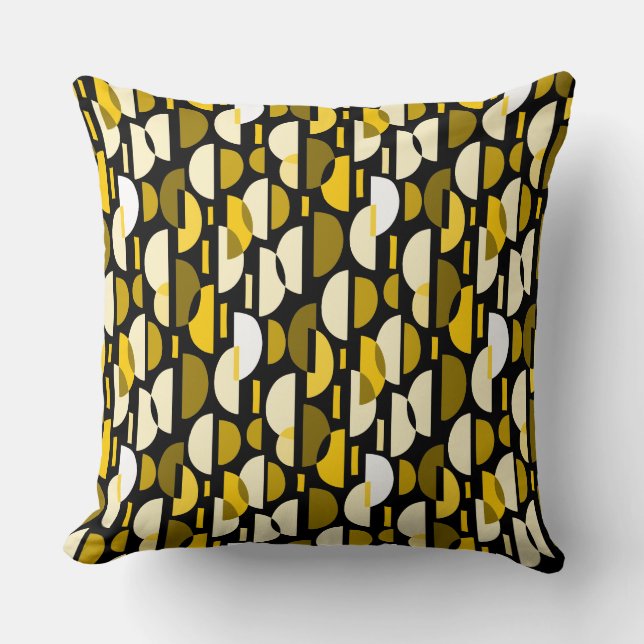Crescent Pattern 010921 - Amber Cushion (Front)