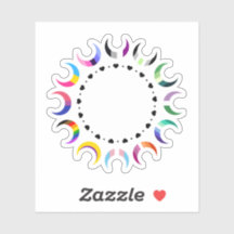 Crescent Pride Moons & Heart Ring