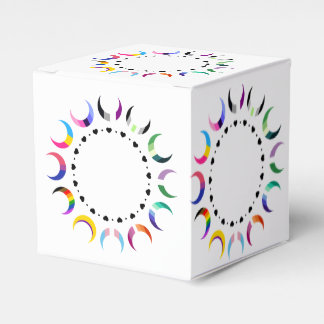  Crescent Pride Moons & Heart Ring  Favour Box