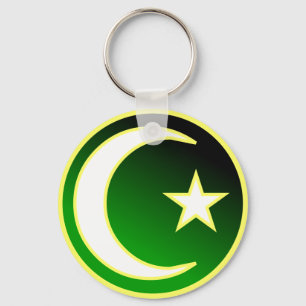 Crescent & Star of Islam Key Ring