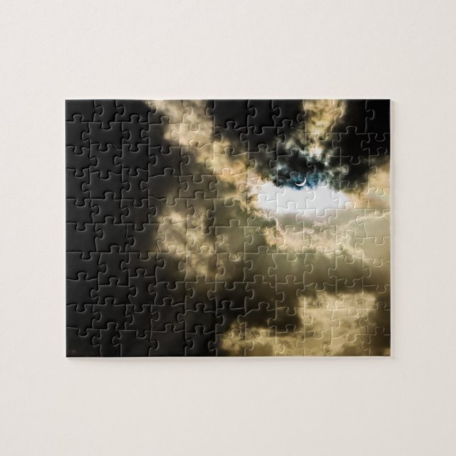 Crescent Sun during Solar Eclipse Jigsaw Puzzle (Horizontal)