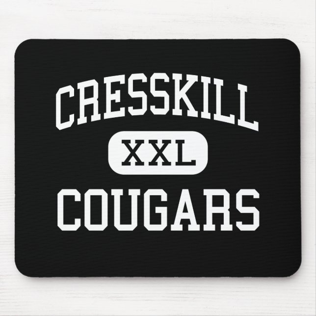 Cresskill - Cougars - High - Cresskill New Jersey Mouse Mat (Front)