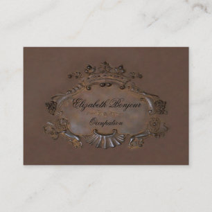 Crest ~ Business Card / Emblem Royal Crown Large