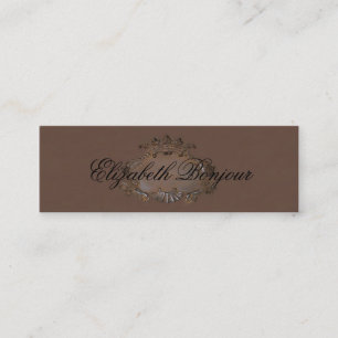 Crest ~ Business Card / Emblem Royal Crown Slim