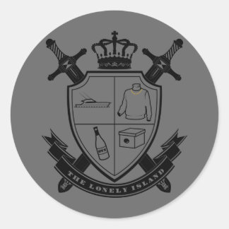 Crest Classic Round Sticker