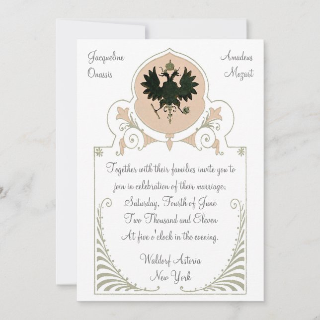 Crest Design ~ Letterhead / Invitation (Front)