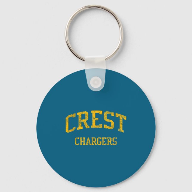 Crest High School Hs Shelby Design Key Ring (Front)