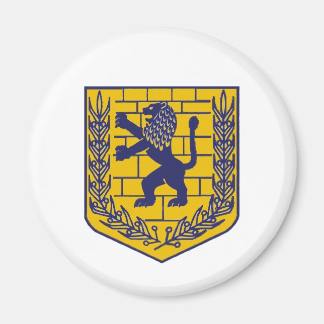 Crest of Jerusalem Magnet (Front)