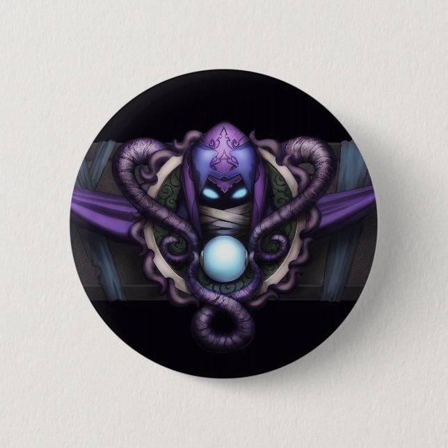Crest Of Obsession 6 Cm Round Badge (Front)