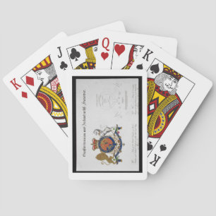 Crest of the King of the United Kingdom of Great B Playing Cards