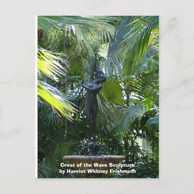 Crest of the Wave Sculpture Postcard (Front)