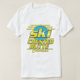 Crested Butte Colorado 80s ski logo T-Shirt