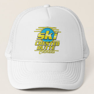Crested Butte Colorado 80s ski logo Trucker Hat