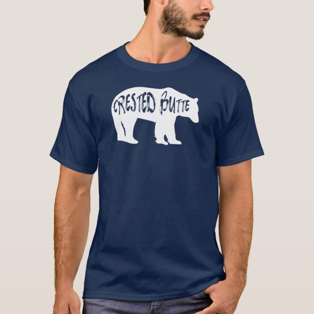 Crested Butte Colorado Bear T-Shirt (Front)
