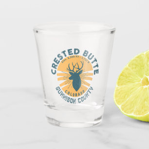 Crested Butte Colorado - Camping Hiking Souvenirs Shot Glass
