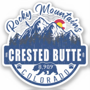 Crested Butte Colorado - Camping Skiing Souvenirs