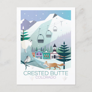 Crested Butte, Colorado Postcard