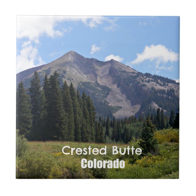 Crested Butte, Colorado Tile (Front)