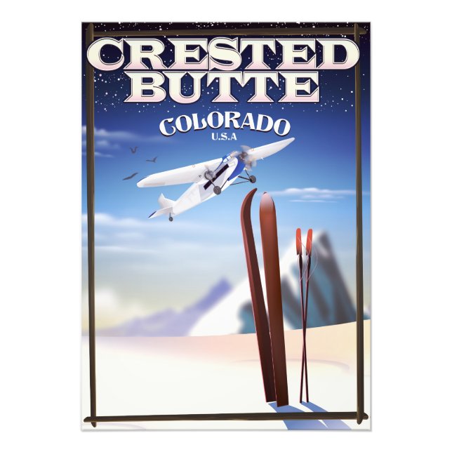 Crested Butte Colorado travel poster (Front)