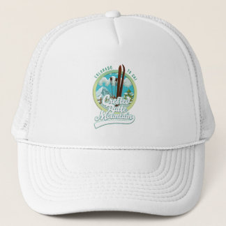 Crested Butte Mountain Colorado Ski logo Trucker Hat