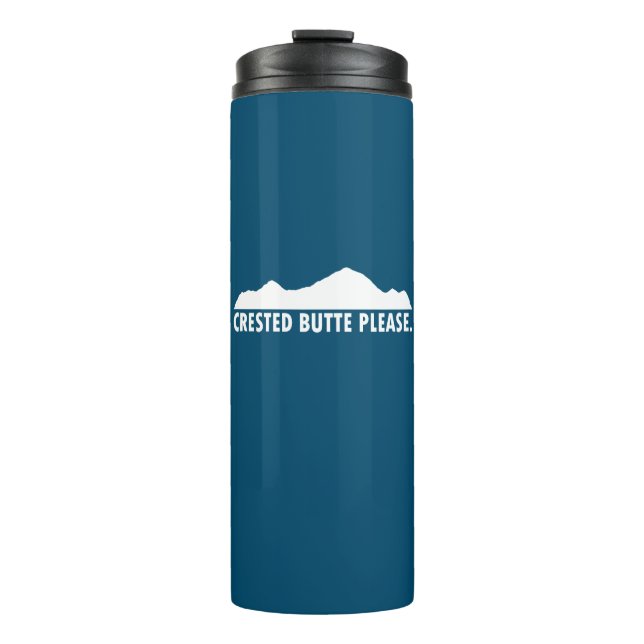 Crested Butte Please Thermal Tumbler (Front)