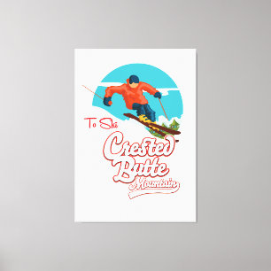 Crested Butte to ski Canvas Print