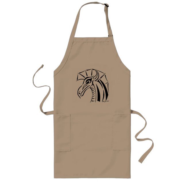 Crested Dragon Apron (Front)