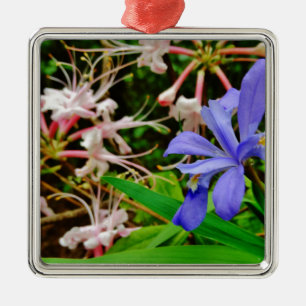 Crested Dwarf Iris Metal Tree Decoration