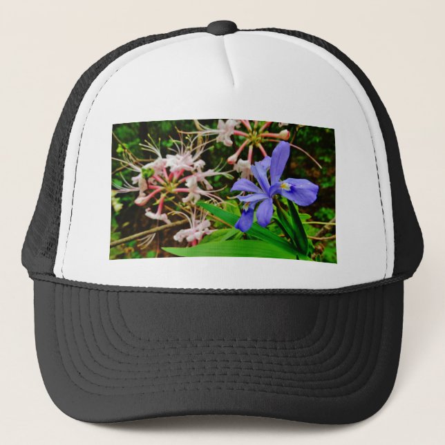 Crested Dwarf Iris Trucker Hat (Front)