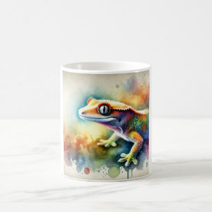 Crested Gecko 180624AREF115 - Watercolor Coffee Mug