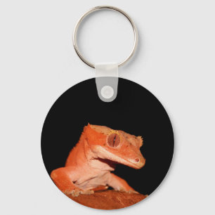 crested gecko key ring