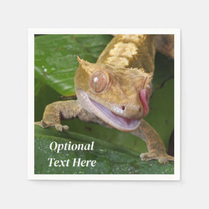 Crested Gecko Lizard Napkin