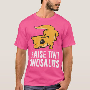 Crested Gecko Pet I Raise Tiny Dinosaurs Cute Cres T-Shirt