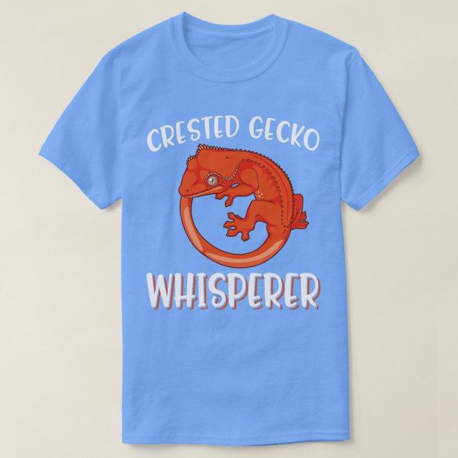 Crested Gecko Whisperer T-Shirt (Design Front)