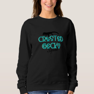 Crested Geckos Exotic Animal Lizard Cute Reptiles Sweatshirt