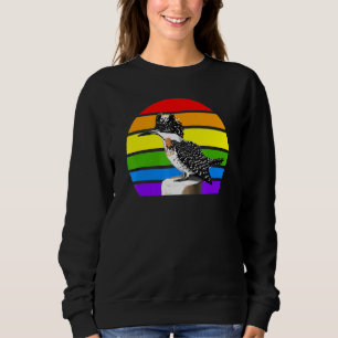 Crested Kingfisher Rainbow Bird Songbird Diversity Sweatshirt