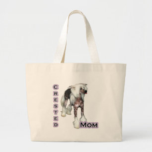 Crested Mum 4 Large Tote Bag