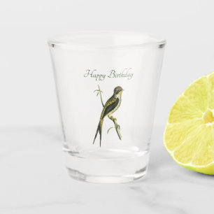 Crested Shortbill Shot Glass
