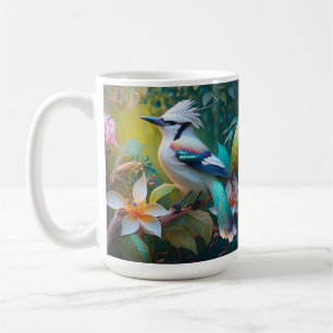 Crested Teal Winged Jay Coffee Mug