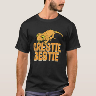 Crestie Bestie Gecko Reptiles  Reptile Owner Graph T-Shirt