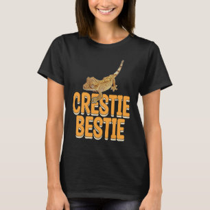 Crestie Bestie Gecko Reptiles  Reptile Owner Graph T-Shirt