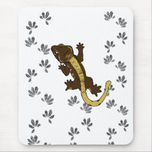 crestie footprints (mousepad) mouse mat