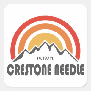 Crestone Needle Square Sticker