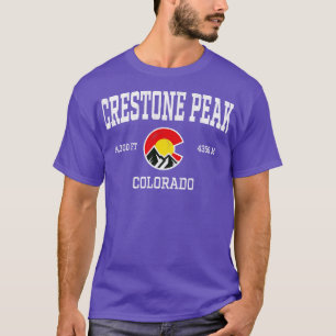 Crestone Peak Colorado 14ers Vintage Athletic Moun T-Shirt